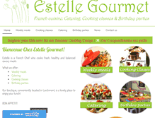 Tablet Screenshot of estellegourmet.com